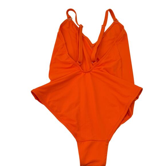 Melissa Odabash Swimsuit Cyprus Papaya One Piece Women's Size 6 Orange - Picture 6 of 11